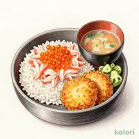 いくらと本ずわい蟹釜めしかきフライセット
