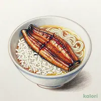うなぎ丼（半身）と麺