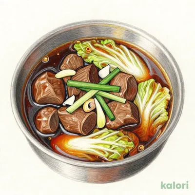 おつまみ牛もつ鍋（醤油）