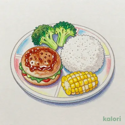 お子様サガミセット お子様ハンバーグ