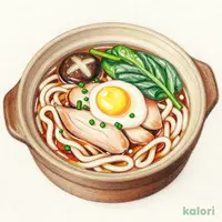 なべ焼うどん(菜彩鶏)