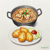 四川風みそ煮込かきフライセット(菜彩鶏)