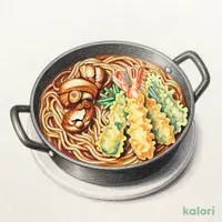 四川風みそ煮込天ぷら定食(純和鶏)