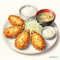 大粒かきフライ定食