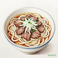 宮崎牛すきおろしぶっかけきしめん　温