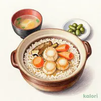 帆立釜めしランチ