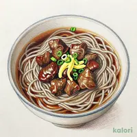 牛もつそば