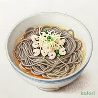 白海老おろしそば（温・冷）