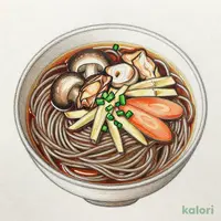 純和鶏の五目鶏南蛮そば