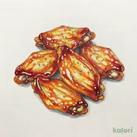 自慢の手羽先（5本）タレ