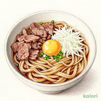 飛騨牛すきおろしぶっかけきしめん