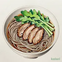 鴨と水菜のハリハリそば