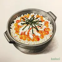 いくらと本ずわい蟹釜めし
