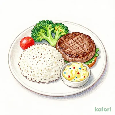 お子様ハンバーグ