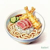 お昼のサガミセット（まぐろミニ丼）