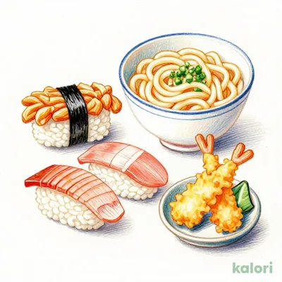 お昼のサガミセット（寿司３貫）