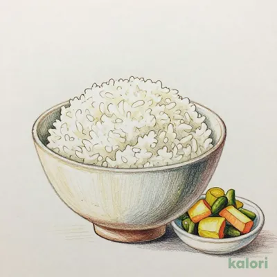 Rice, Large (with Pickles)