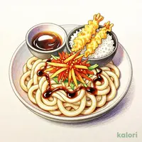 たまり醤油の辛味おろしうどんお好みランチ（天ぷらミニ丼）