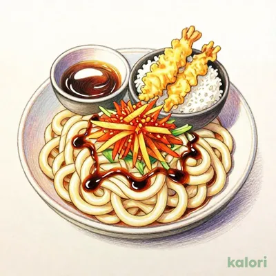 たまり醤油の辛味おろしうどんお好みランチ（天ぷらミニ丼）