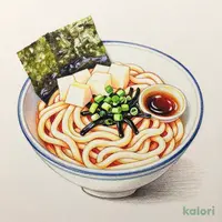 Grated Yam Kishimen or Udon (Hot or Cold)