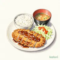 とんかつ定食（味噌）