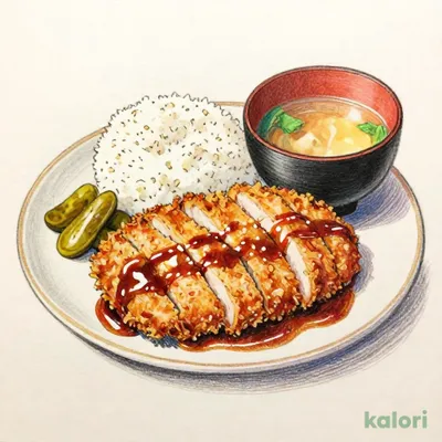 みそ煮込とんかつ定食（ソース）