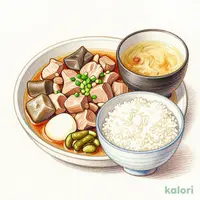 もつ煮定食