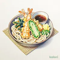 Premium Tempura Zaru Udon (Chilled Noodles)
