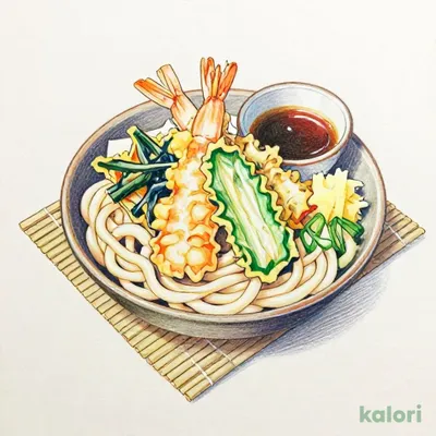 Premium Tempura Zaru Udon (Chilled Noodles)