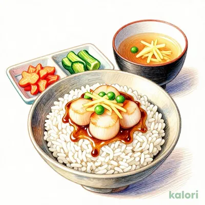 Hokkaido Scallop Kamameshi (Kettle Rice) Set Meal