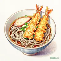 大海老天ぷらそば【松】