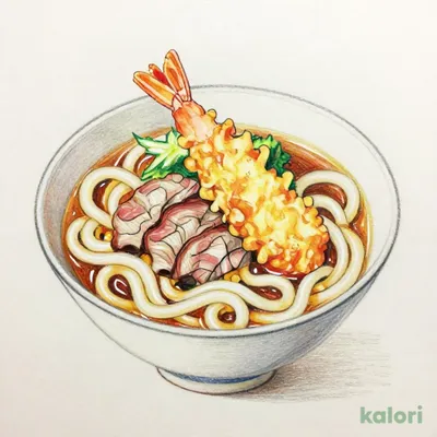大海老天宮崎牛うどん
