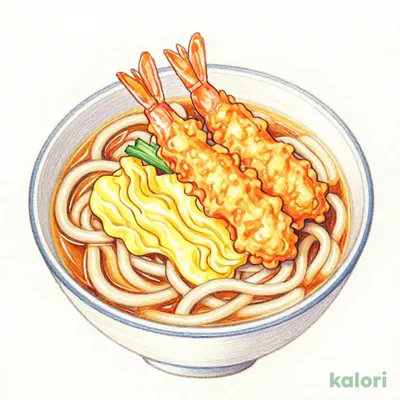 大海老天玉子とじあんかけうどん（２本）