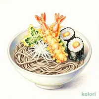 天おろしそばお好みランチ（寿司３貫）