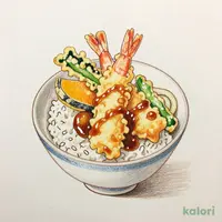 天ぷらミニ丼セット