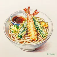 天ぷら涼風絹うどん