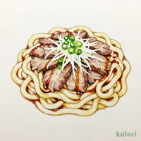 宮崎牛すきおろしぶっかけうどん　冷