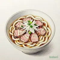 Miyazaki Beef Sukiyaki Udon with Grated Daikon, Hot