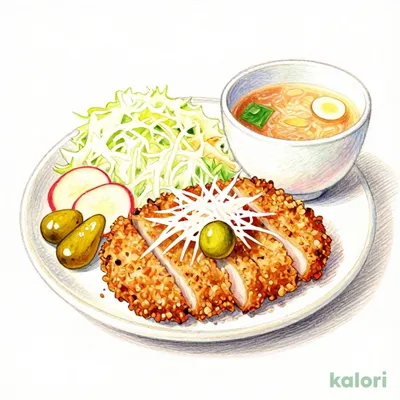 梅おろしとんかつ定食