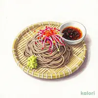 Namida Tekka Soba (Spicy Wasabi Buckwheat Noodles), Cold