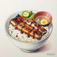 Premium Unadon (Eel Rice Bowl) Japanese Set Meal