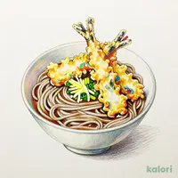 真あなご天つけそば