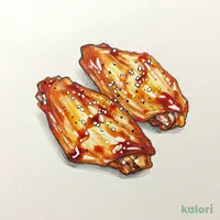 純和鶏手羽先(2本)タレ
