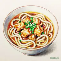 菜彩鶏カレーうどん