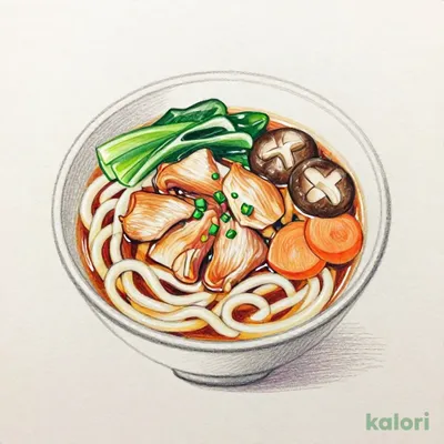 菜彩鶏五目うどん
