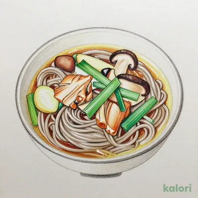 菜彩鶏田舎汁得盛つけそば