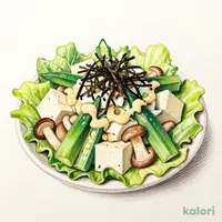 豆腐のネバトロサラダ
