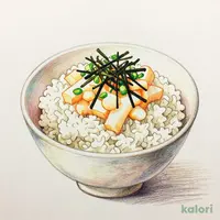 Boiled Whitebait & Grated Yam Rice Set Meal