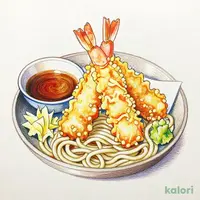 大海老天ざるきしめん・うどん【竹】