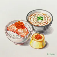 はらこ飯と麺★お得な茶碗むし付